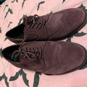 Marc Fisher Purple Oxford shoes